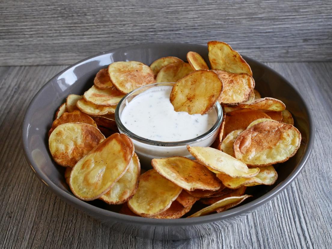 Kartoffeln in Schale für Rezept Kartoffelchips vom großen Ofenzauberer von Pampered Chef® 