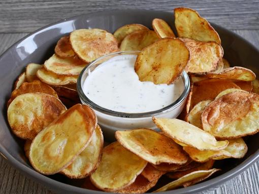 Kartoffeln in Schale für Rezept Kartoffelchips vom großen Ofenzauberer von Pampered Chef® 