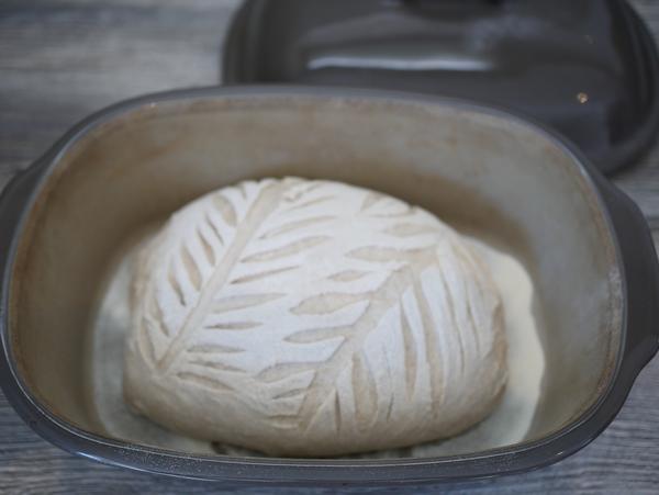 Teigling für Rezept Artisan Brot im Ofenmeister von Pampered Chef® 
