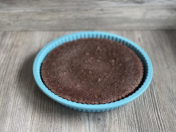 Kuchen gebacken für Brownie-Tarte aus der Tarteform von Pampered Chef® 