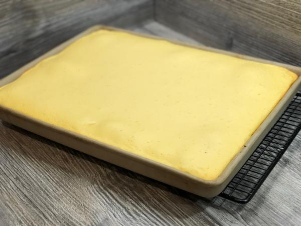 Rezept Käsekuchen vom großen Ofenzauberer mit gebackenen Kuchenteig