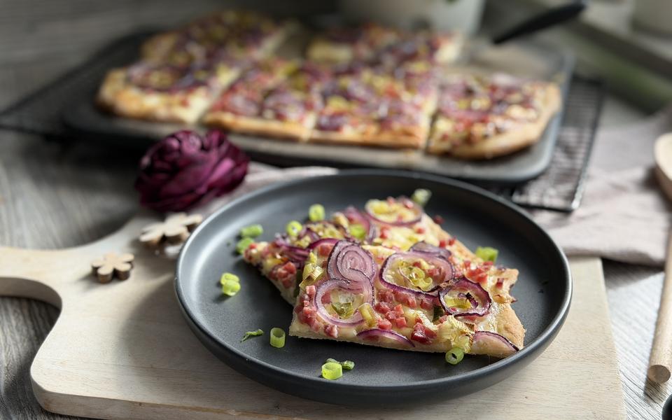 Rezept Flammkuchen vom Zauberstein von Pampered Chef® 