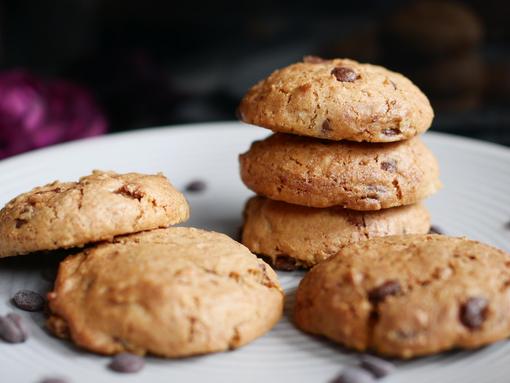 Kekse angerichtet für Rezept Chocolate Cookies aus dem Air Fyrer von Pampered Chef® 