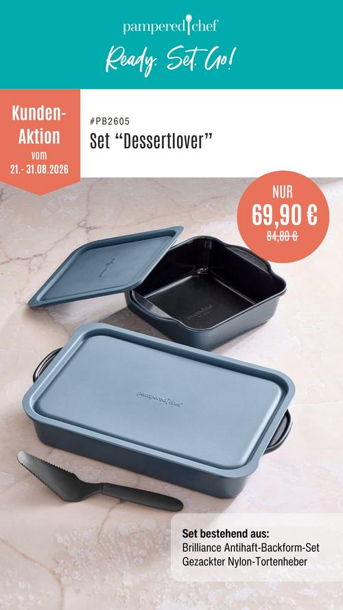 Angebot im August 2026 - Sparset mit Backformen von Pampered Chef® 