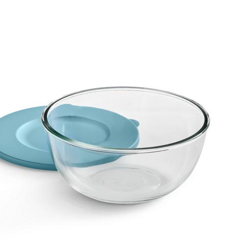 Große Glasschale von Pampered Chef® - einzeln und Draufsicht