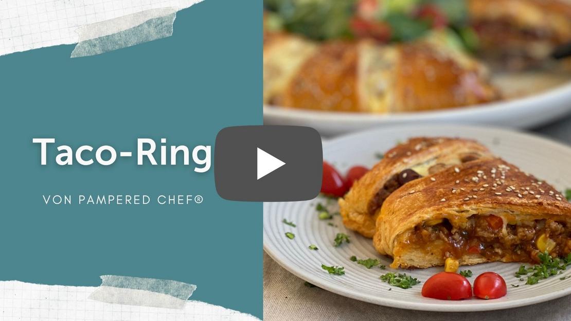 Rezept Taco Ring vom runden Stein White Lady - Video