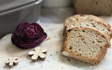 Brotscheiben und Brot angerichtet - fRezept Bünder-Laib aus dem kleinen Ofenmeister 