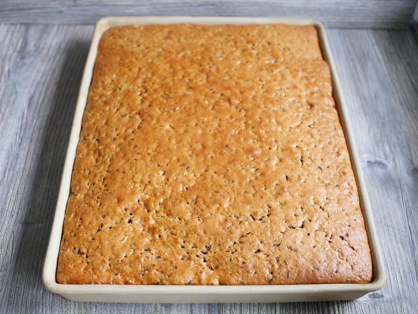 Kuchen gebacken für Rezept Schoko Möhren Kuchen vom großen Ofenzauberer von Pampered Chef® 