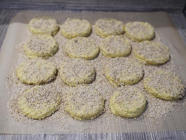 Patties für Rezept Falafel Sesam Taler vom großen Ofenzauberer von Pampered Chef® 