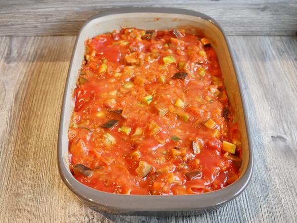 Nudeln & Gemüse für Rezept One Pot Pasta aus der Ofenhexe® von Pampered Chef® 