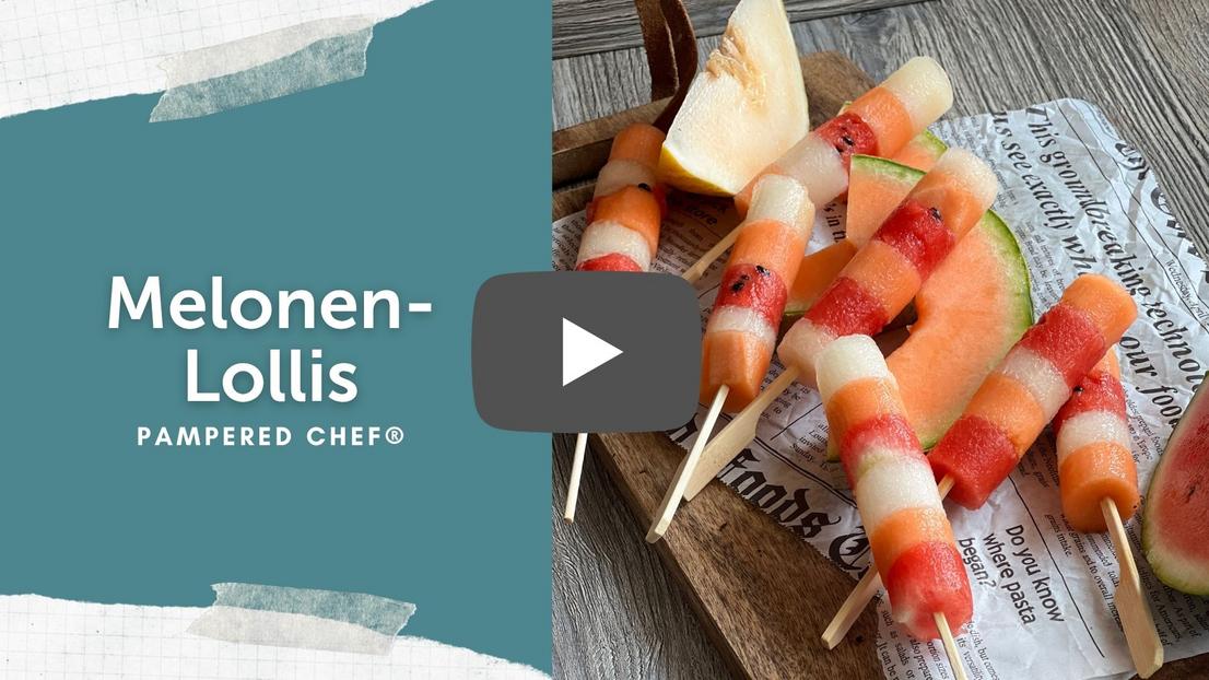 Video - Rezept - Melonen-Lolli mit dem Entkerner von Pampered Chef® 