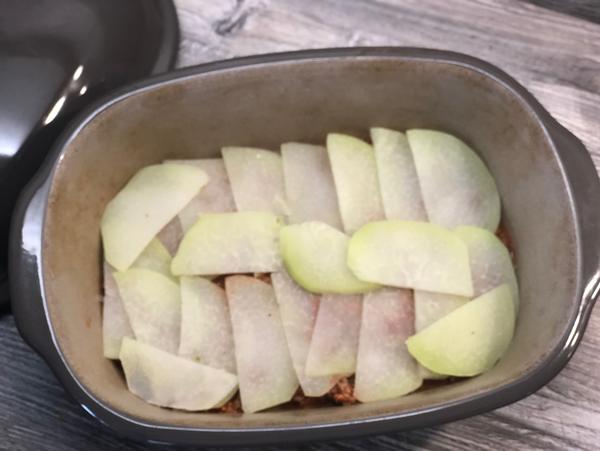 Kohlrabischeiben im Ofenmeister von Pampered Chef® für Kohlrabi-Lasagne