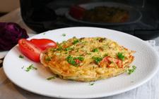 Portion Rührei für Rezept Rührei mit Gemüse aus dem Air Fryer von Pampered Chef® 