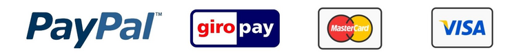 Logo für PayPal und Vorkasse