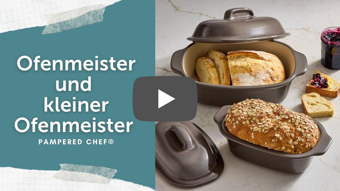 YouTube Video - Kleiner und großer Ofenmeister von Pampered Chef® 