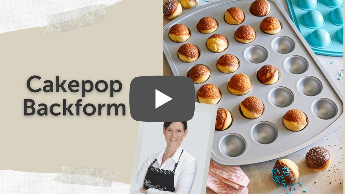 Video YouTube Cakepopform von Pampered Chef® 