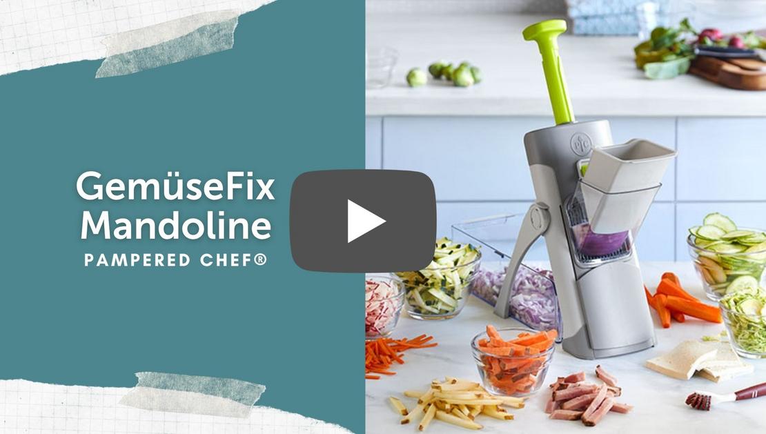 Produktvideo Gemüsefix Mandoline von Pampered Chef® 