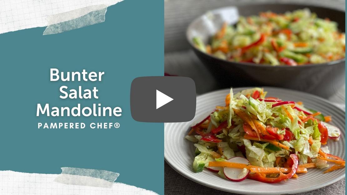 Rezept Bunter Salat mit der Gemüsefix Mandoline von Pampered Chef® 