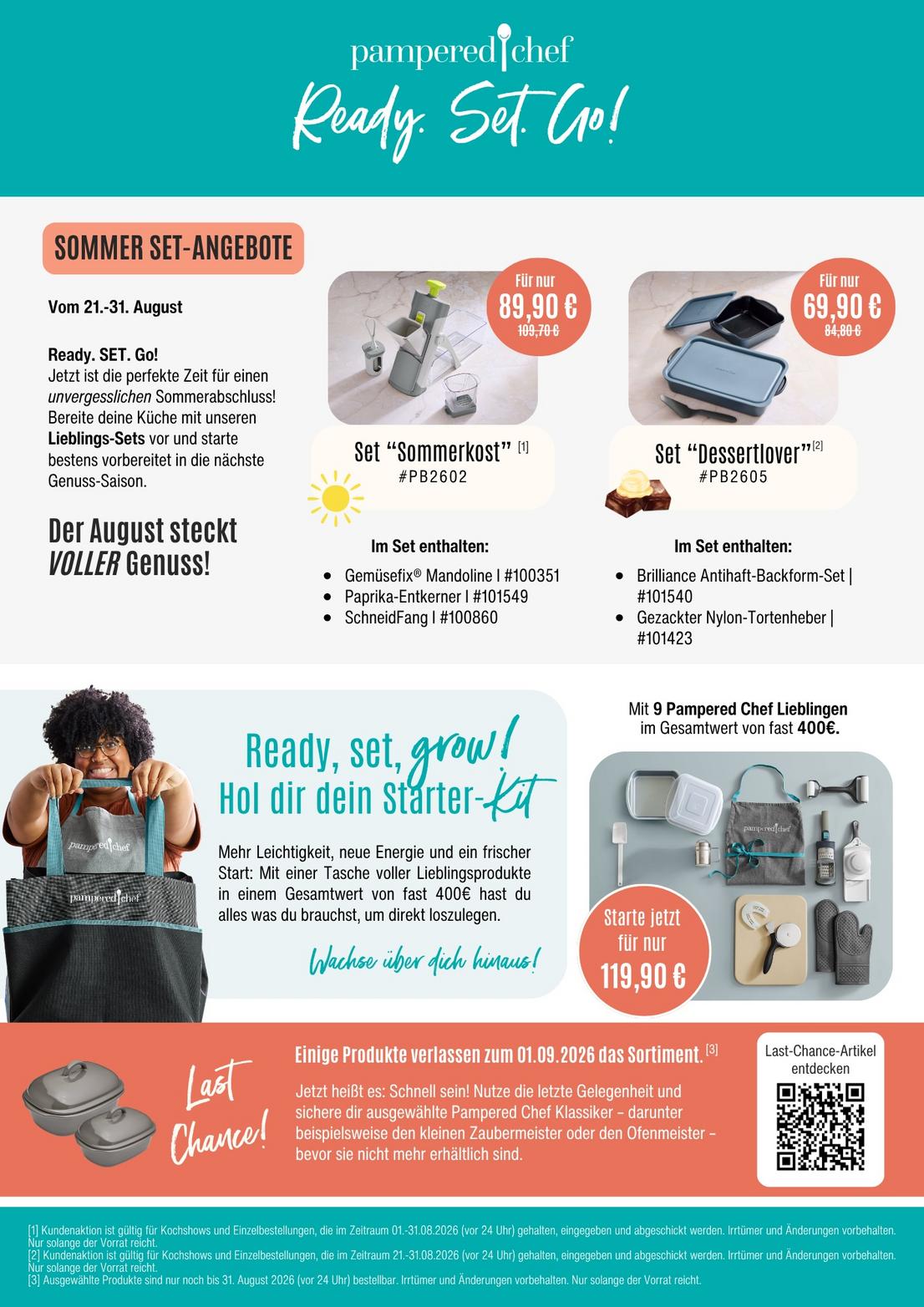 Flyer Angebote August 2026 Pampered Chef® Angebote im August 2026