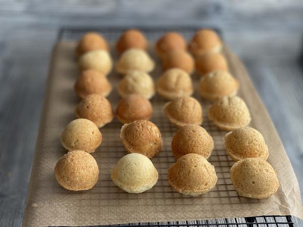 Teigkugeln für Rezept Amerikaner Balls aus der Cakepop Form von Pampered Chef® 