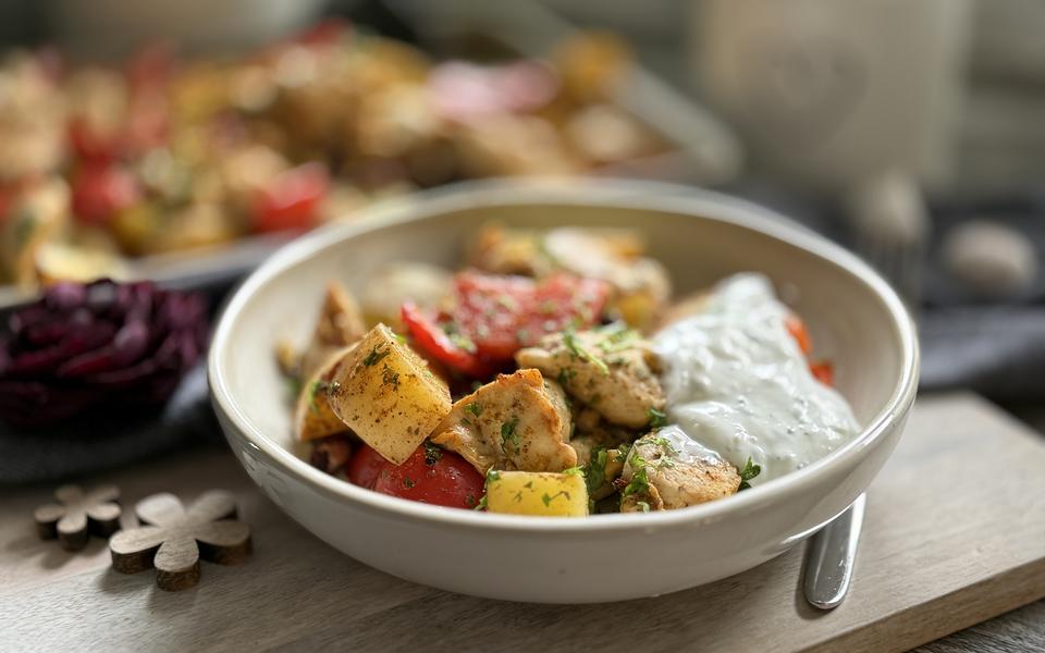 Hähnchen mit Kartoffeln und Gemüse - Großer Ofenzauberer - Pampered Chef®