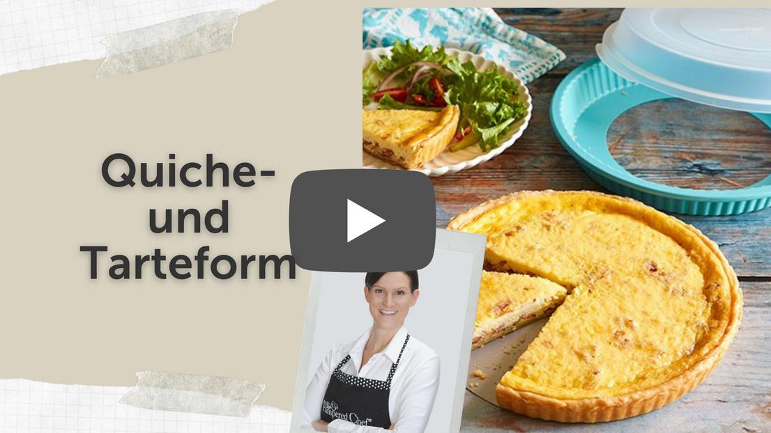 Video YouTube Quiche- und Tarteform von Pampered Chef® 