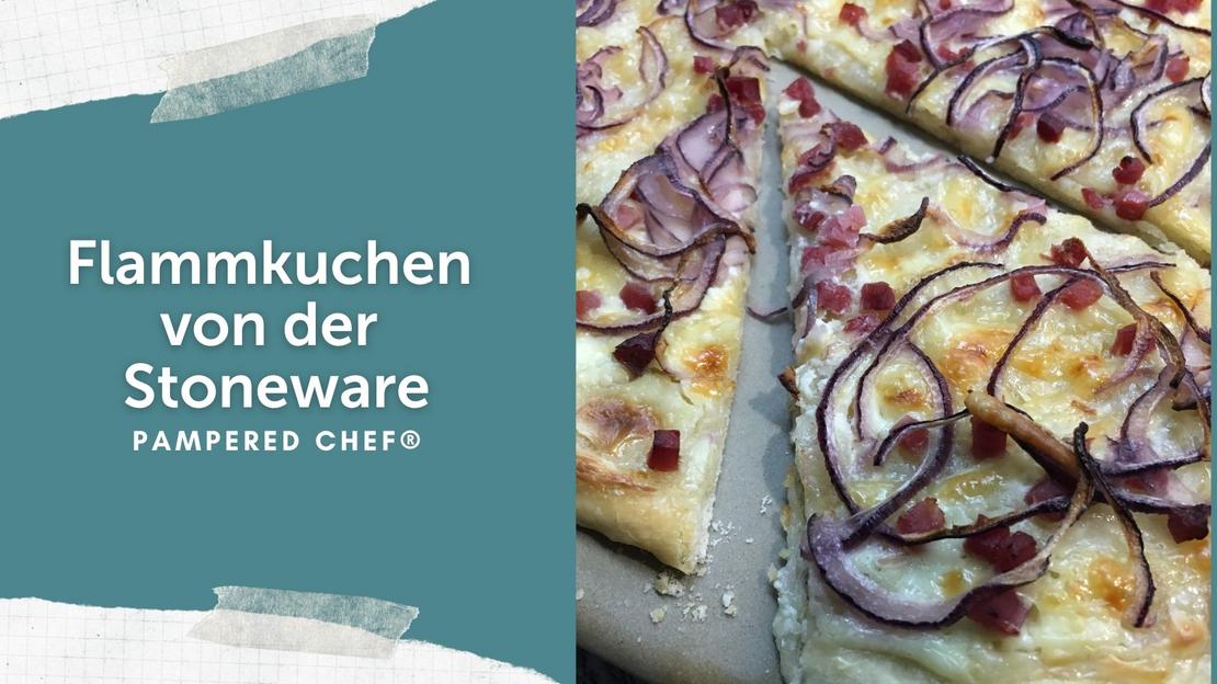 Rezept Flammkuchen vom Zauberstein von Pampered Chef® 