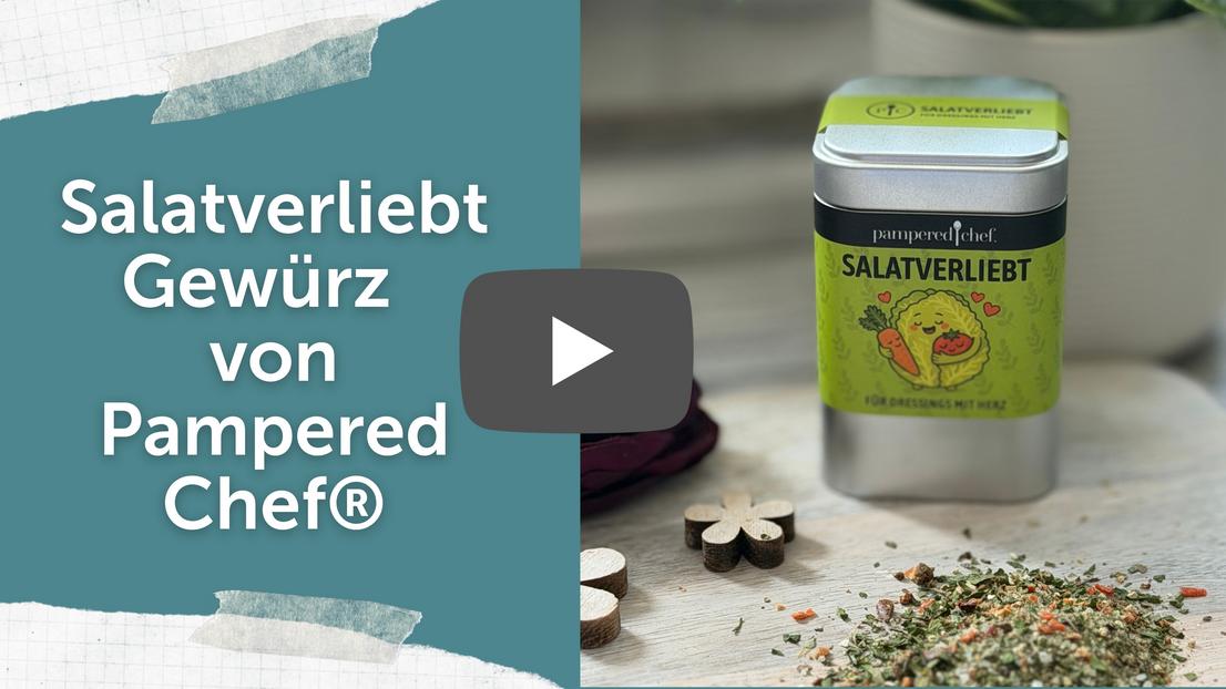 Cover für Video für Gewürzmischung Salatverliebt von Pampered Chef® 