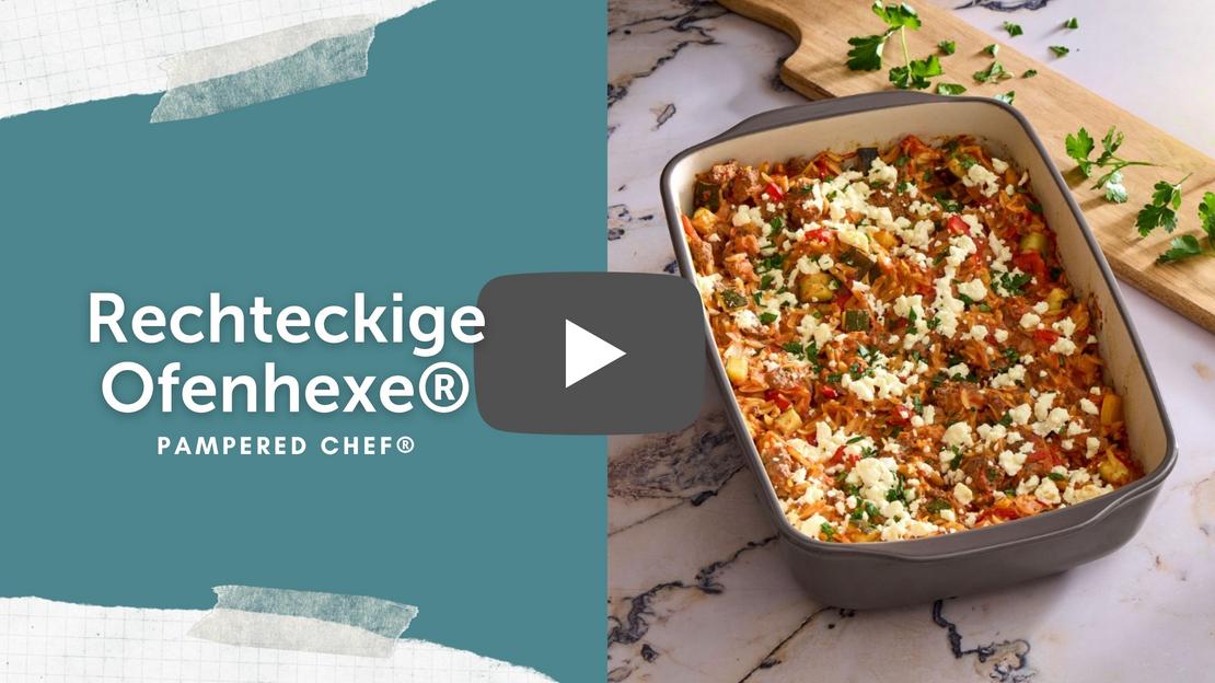 Videocover für YouTube Video zur Rechteckigen Ofenhexe® von Pampered Chef® 