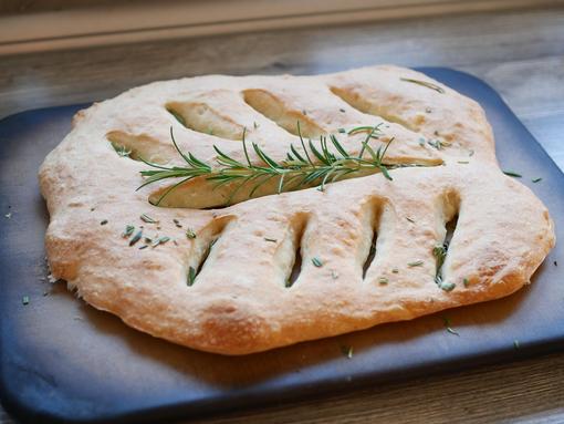 Brot gebacken für Rezept Fougasse vom Zauberstein von Pampered Chef® 
