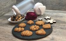 Lebkuchen-Kekse aus Plätzchenpresse von Pampered Chef® - serviert