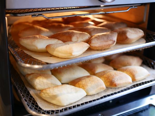 Teig gebacken für Rezept Schmalzkuchen aus dem Air Fryer von Pampered Chef® 