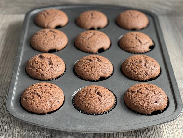 Muffins gebacken für Rezept Oster-Muffins aus der Muffinform von Pampered Chef® 