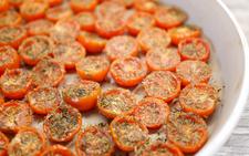 Tomaten gebacken für Rezept Mondschein-Tomaten aus der runden Ofenhexe® 