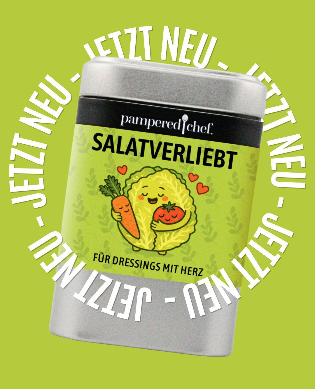 Flyer - Salatverliebt Gewürzmischung von Pampered Chef® 
