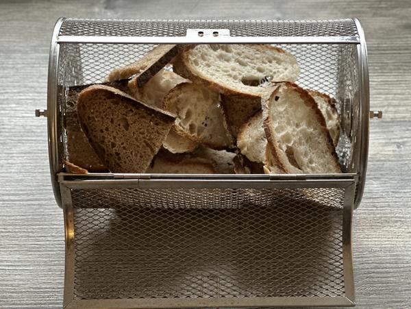 Brot im Drehkorb - Air Fryer - Rezept Altbrot von Pampered Chef® 