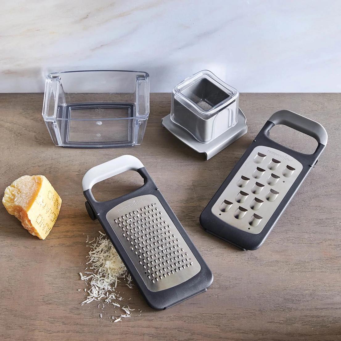 Verstellbare zweiseitige Reibe in Einzelprodukten von Pampered Chef® 