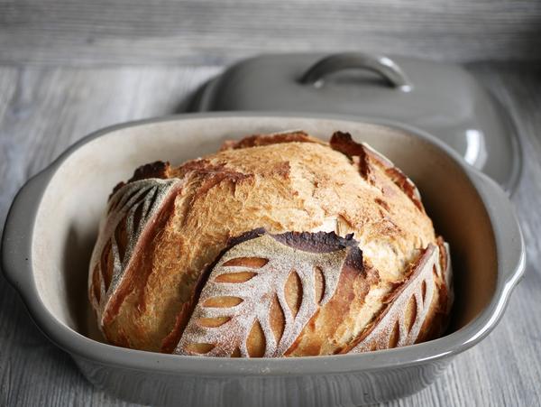 Brot gebacken für Rezept Kaunitzer Kruste aus dem Ofenmeister von Pampered Chef® 