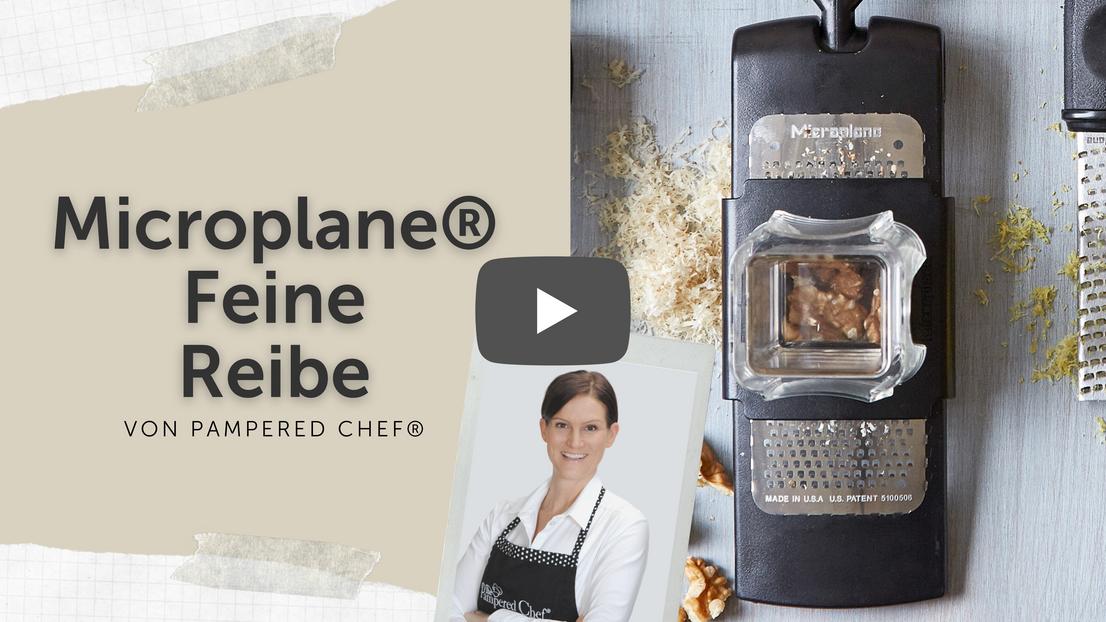 Video YouTube Microplane Reibe fein von Pampered Chef® 