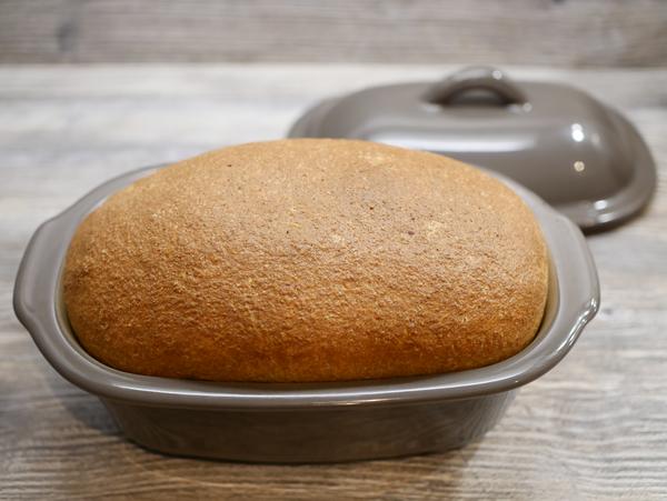 Brot gebacken für Rezept Vollkorntoast aus dem kleinen Zaubermeister von Pampered Chef® 