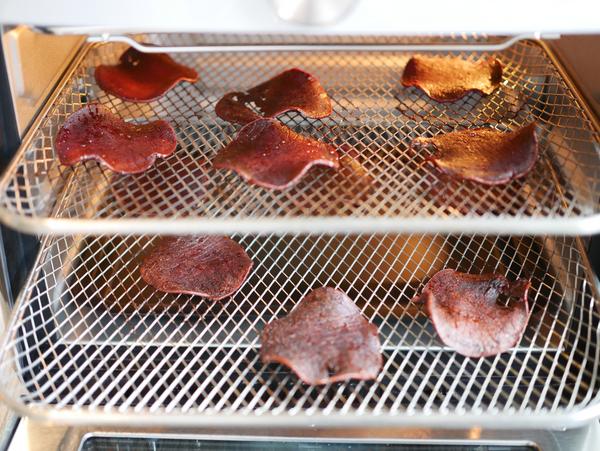 Schinken gebacken für Rezept Schinken Chips aus dem Air Fryer von Pampered Chef® 