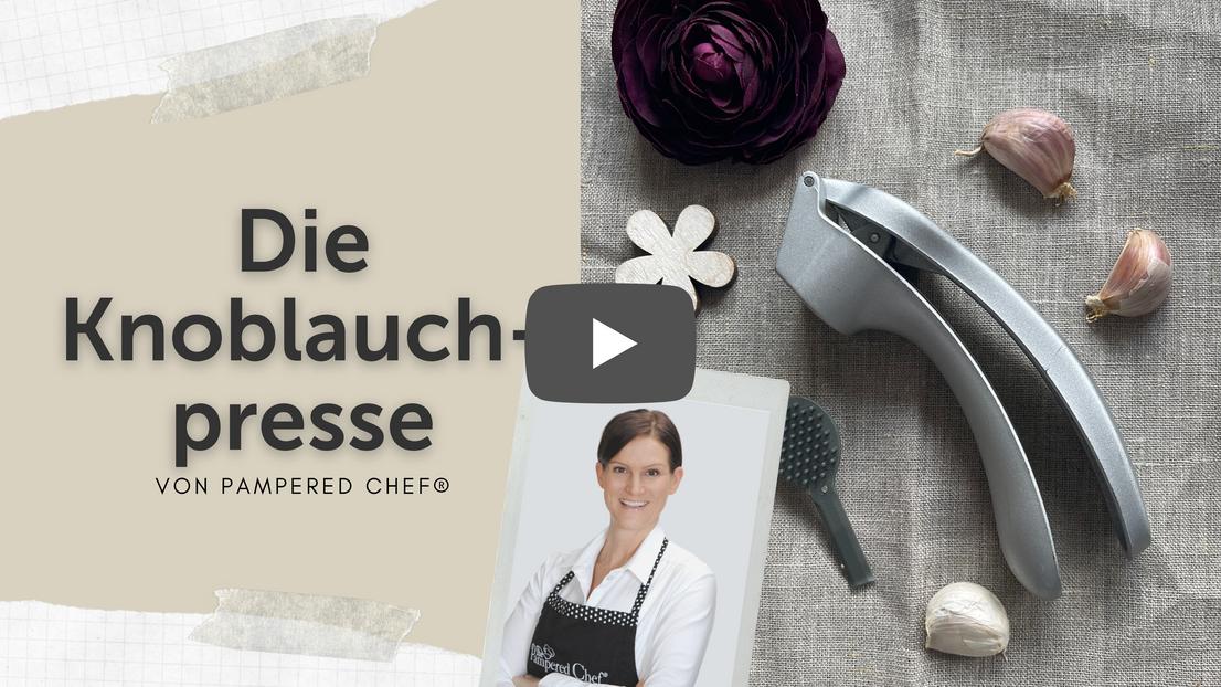 Video YouTube Knoblauchpresse von Pampered Chef® 