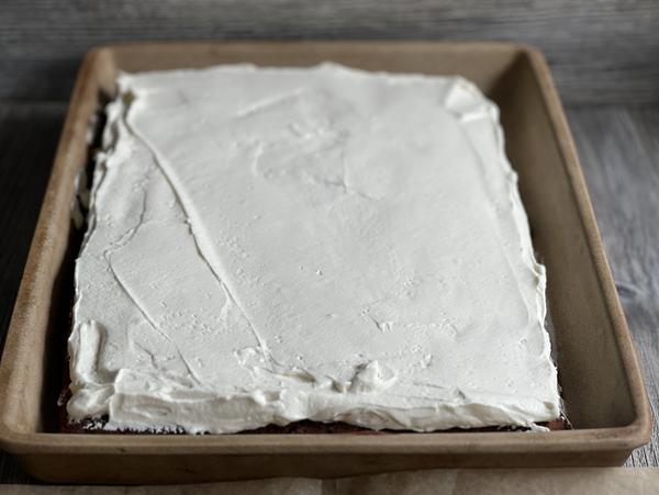 Sahnefüllung - Rezept Milchschnitte-Kuchen - großer Ofenzauberer - Pampered Chef®