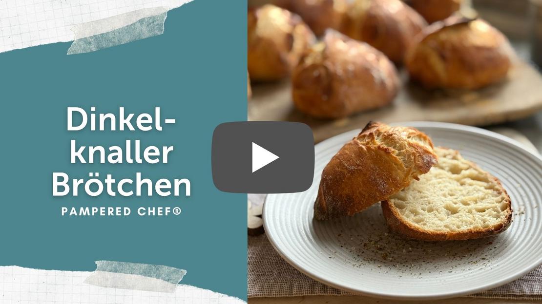 Rezeptvideo - Dinkelknaller Brötchen vom Zauberstein von Pampered Chef® 