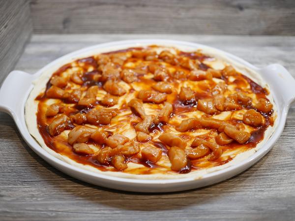 Fleisch Pizzateig für Rezept Barbeque Pizza von Pampered Chef® 