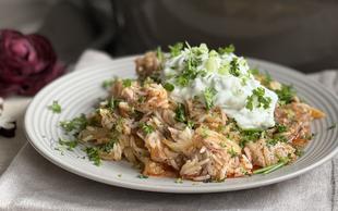 Rezept Gyros Reis Topf aus dem Ofenmeister von Pampered Chef® 