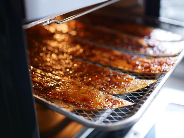 Baconscheiben für Rezept veganer Bacon aus dem Air Fryer von Pampered Chef® 