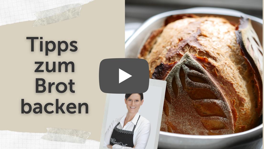 Video YouTube Tipps zum Brot backen mit Pampered Chef® 