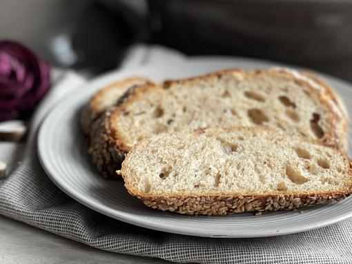Rezept Dinkel-Sesam-Brot aus dem Ofenmeister von Pampered Chef® 