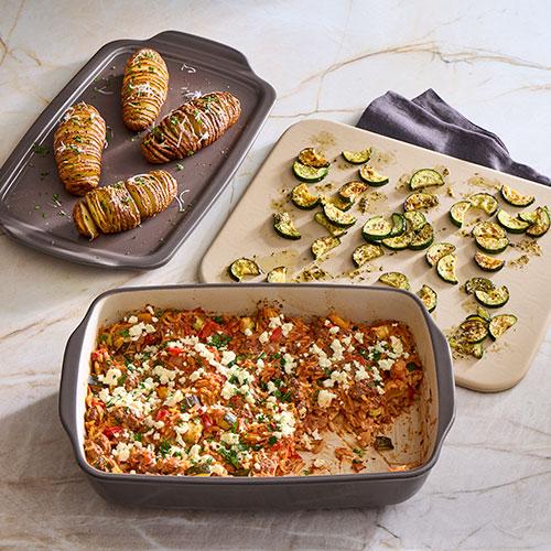 Stoneware Grundset von Pampered Chef® - 3 teilige Übersicht